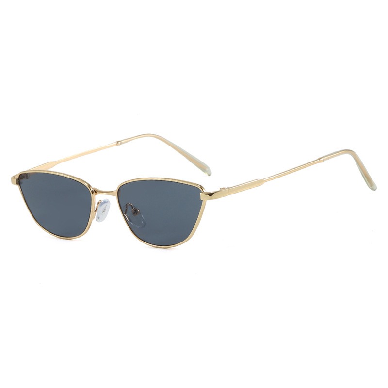 레트로 스타일의 작은 프레임 캣아이 메탈 선글라스 여성 - Sunglasses Cat Eye 리뷰 및 가격