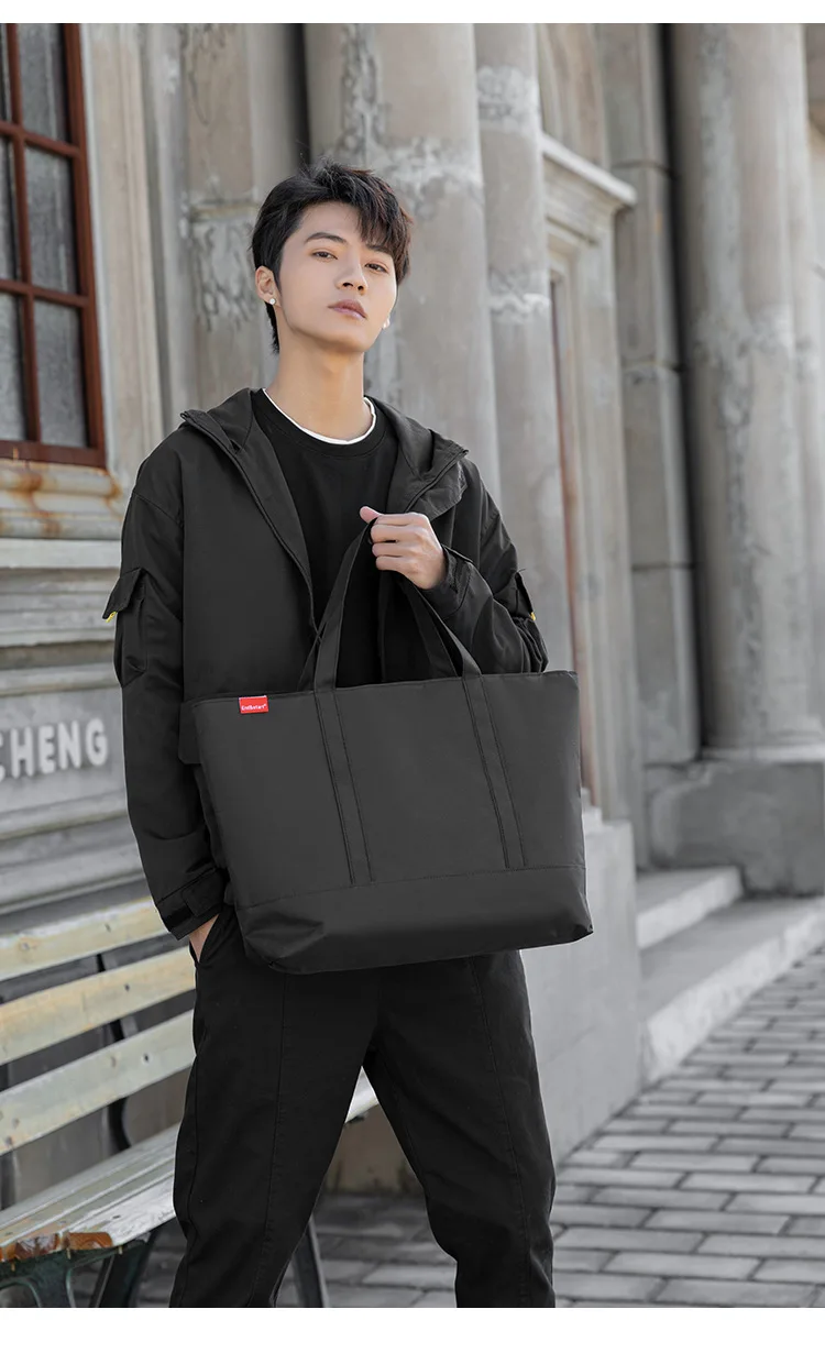 일본식 남성용 핸드백 캐주얼 캔버스 탑 핸들 가방 남성 - Tote Bag Beach 리뷰 및 가격