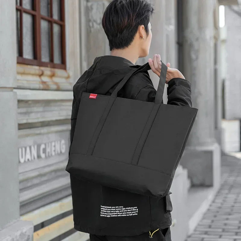 일본식 남성용 핸드백 캐주얼 캔버스 탑 핸들 가방 남성 - Tote Bag Beach 리뷰 및 가격