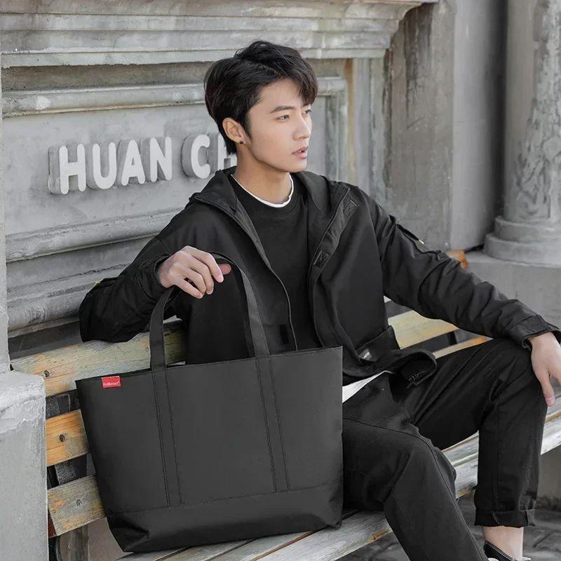 일본식 남성용 핸드백 캐주얼 캔버스 탑 핸들 가방 남성 - Tote Bag Beach 리뷰 및 가격